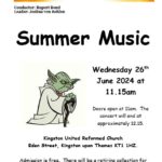 Summer Music: Wednesday 26th June 2024 at 11.15 am